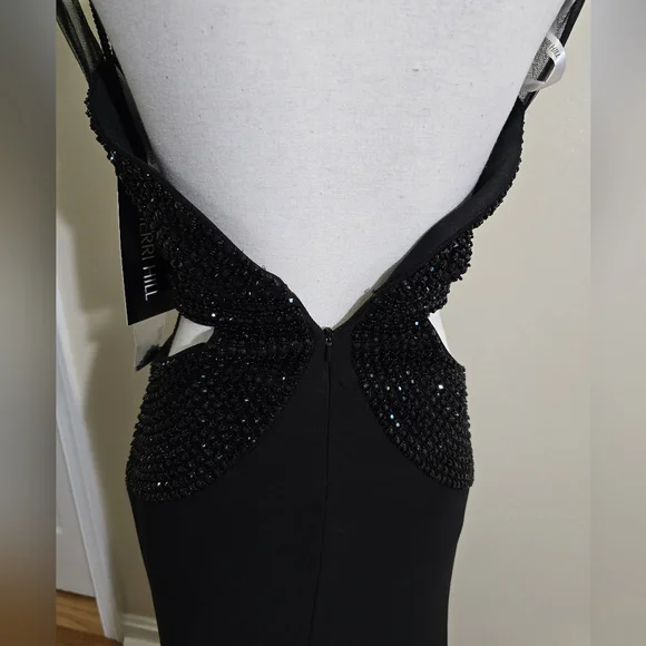 Sherri hill beaded open back gown prom dress - Picture 8 of 10